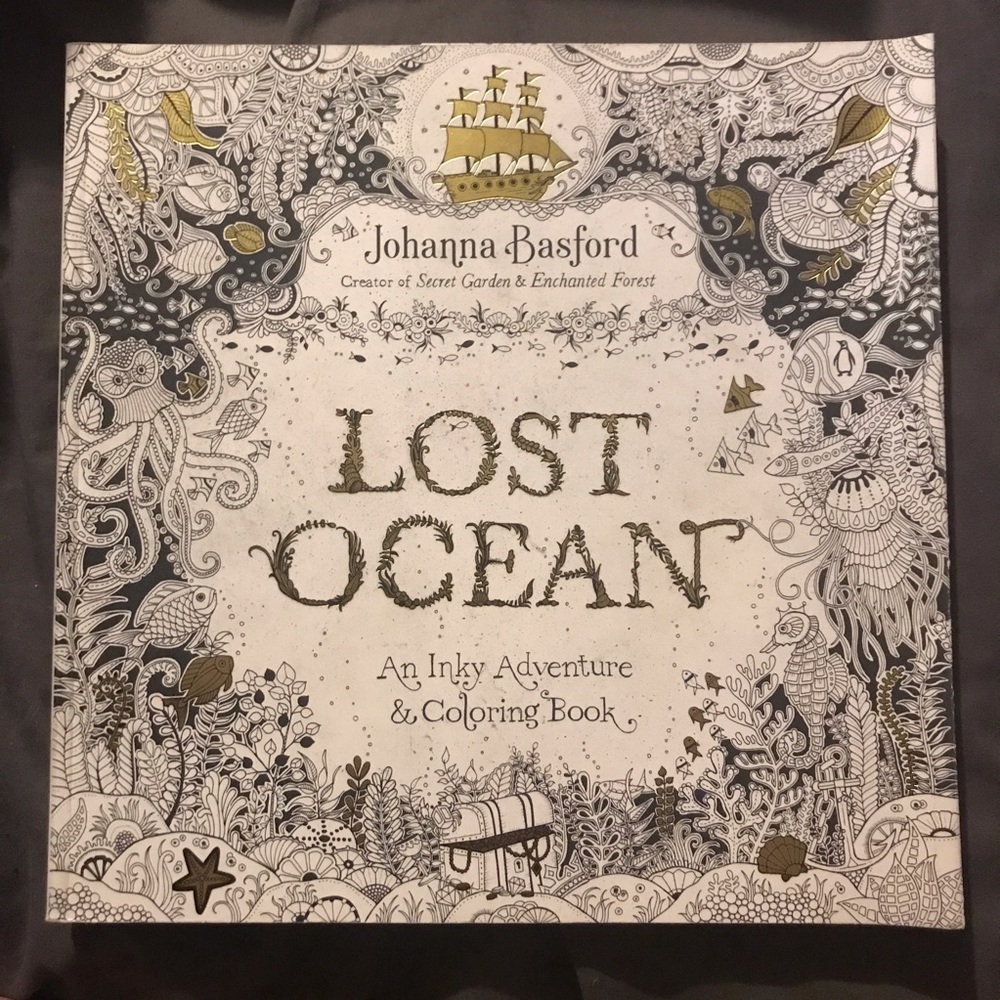 Lost Ocean Adult Coloring Book